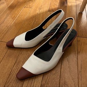 Red/White Heels size 38